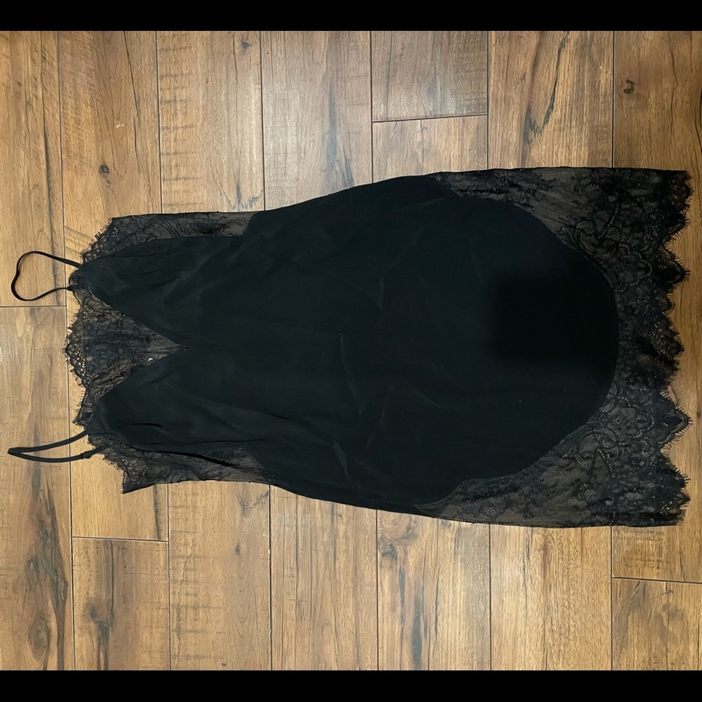 X by NBD Kennedy black lace mini dress, size 4